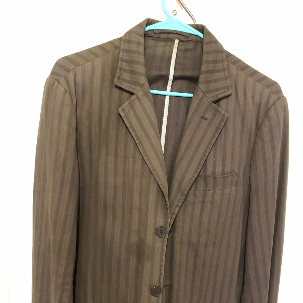 Grey-Green Suit Jacket